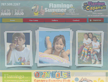 Tablet Screenshot of flamingocamp.com